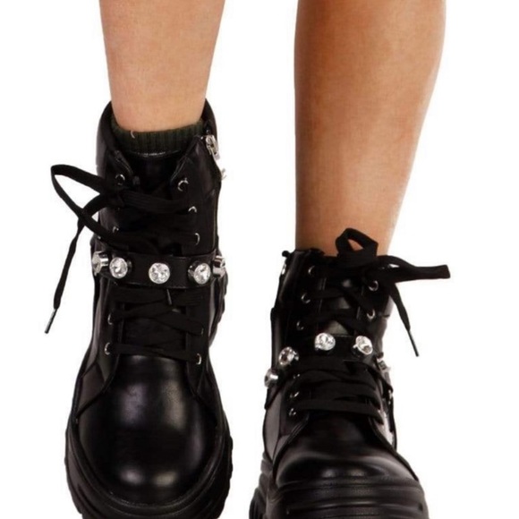 iHeartRaves Shoes - IHR Euphoria Black Boots
